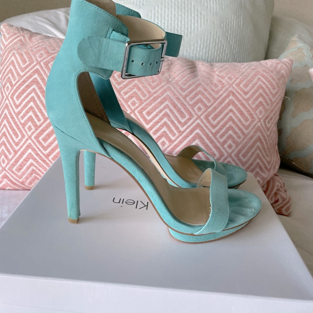 Calvin Klein Vivian suede heels